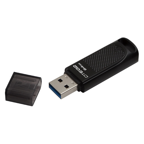 фото Флешка usb kingston datatraveler elite g2 64гб, usb3.0, черный [dteg2/64gb]