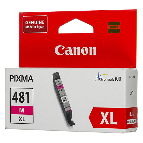 

Картридж Canon CLI-481XL M, пурпурный / 2045C001, CLI-481XL M