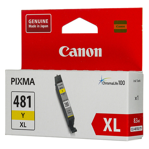 

Картридж Canon CLI-481XL Y, желтый / 2046C001, CLI-481XL Y