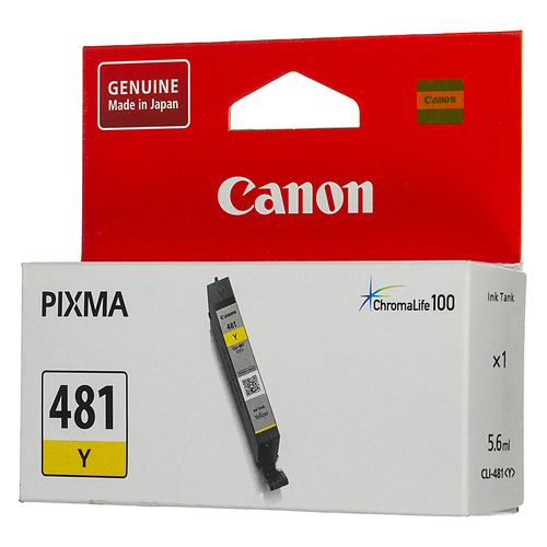 

Картридж Canon CLI-481 Y, желтый / 2100C001, CLI-481 Y