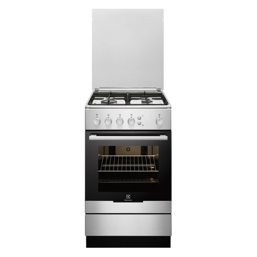 

Газовая плита ELECTROLUX EKG95010CX, газовая духовка, нержавеющая сталь, EKG95010CX