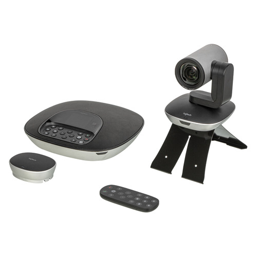 фото Web-камера logitech conference cam group, черный и серебристый [960-001057]