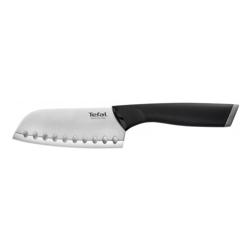 

Нож кухонный Tefal K2213614 (2100094126) стальной сантоку для рыбы лезв.120мм черный/серебристый бли, K2213614