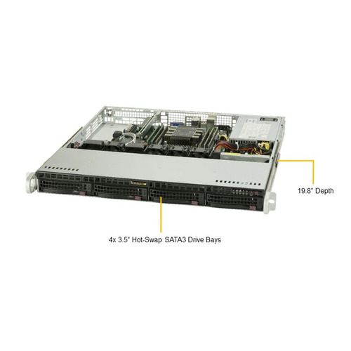 

Платформа SuperMicro SYS-5019P-M 1G 2P 1x350W, SYS-5019P-M