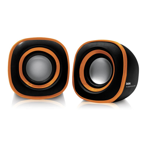 

Колонки BBK CA-301S, 2.0, черный/ оранжевый