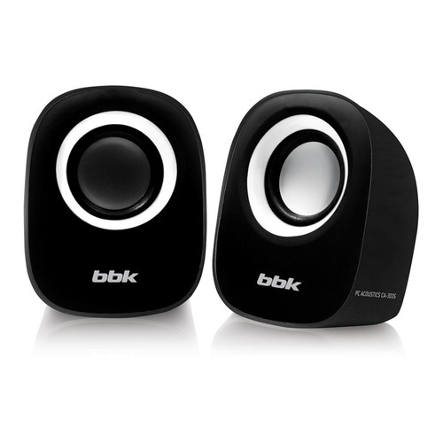 

Колонки BBK CA-303S, 2.0, черный/ белый [ca-303s (b/w)]