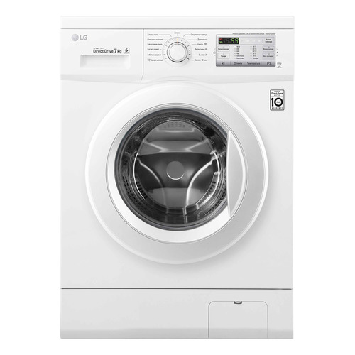 

Стиральная машина LG FH0H3QD0, фронтальная, Белый
