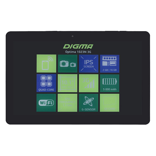 

Планшет DIGMA Optima 1023N 3G, 2GB, 16GB, 3G, Android 7.0 черный [ts1186mg]