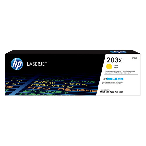 

Картридж HP 203X, желтый / CF542X, 203X