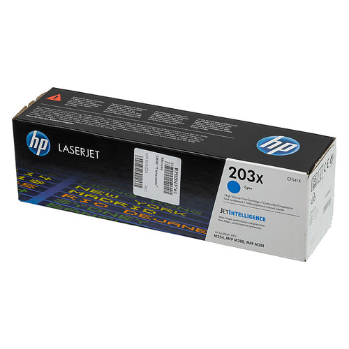 

Картридж HP 203X, голубой / CF541X, 203X