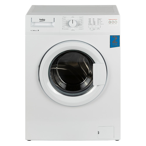 фото Стиральная машина beko wrs44p1bww, фронтальная, 4кг, 800об/мин