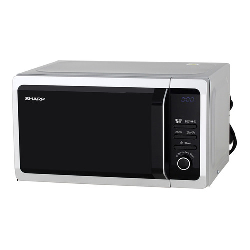 

Микроволновая Печь Sharp R-6852RSL 20л. 800Вт серебристый/черный