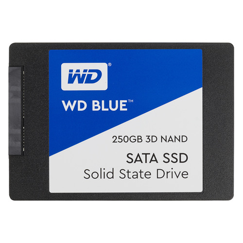

SSD накопитель WD Blue WDS250G2B0A 250ГБ, 2.5", SATA III, WDS250G2B0A