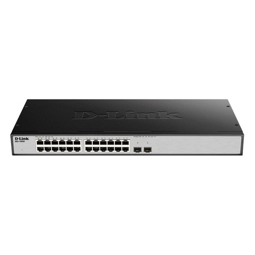 

Коммутатор D-Link DGS-1026X DGS-1026X/A1A 24G 2SFP+ неуправляемый, DGS-1026X