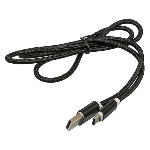 

Кабель REDLINE USB Type-C (m), USB A(m), 1м, черный [ут000012585]