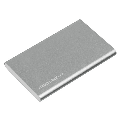 

Внешний аккумулятор (Power Bank) REDLINE J01, 4000мAч, серебристый [ут000009486]
