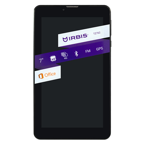 

Планшет IRBIS TZ762, 1GB, 8GB, 3G, 4G, Android 7.0 черный
