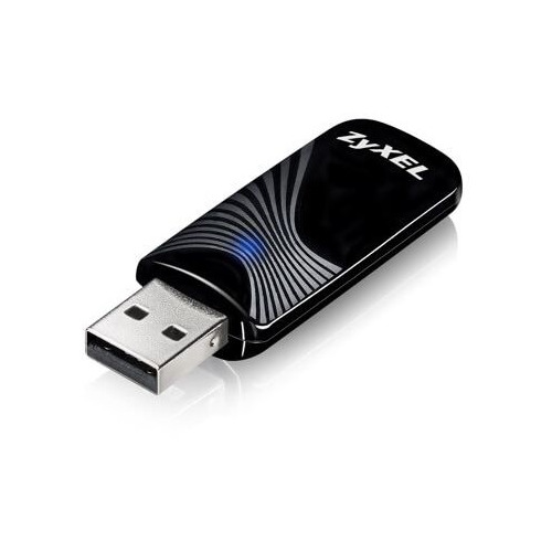 

Сетевой адаптер WiFi ZYXEL NWD6505-EU0101F USB 2.0, Черный, NWD6505-EU0101F