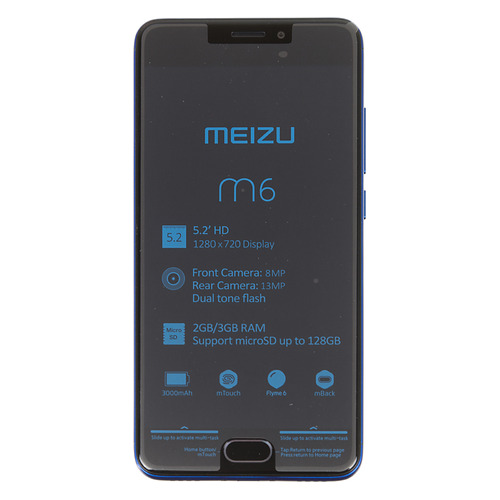 

Смартфон MEIZU M6 32Gb, M711H, синий