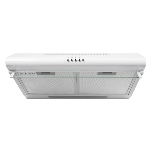 Вытяжка козырьковая Lex SIMPLE 2M 600 WH белый управление: кнопочное (2 мотора)
