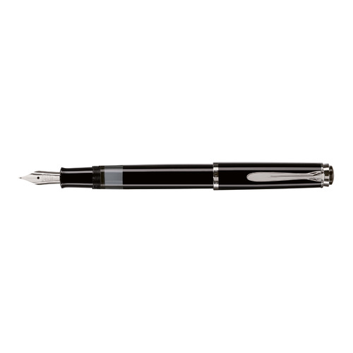 

Ручка перьев. Pelikan Elegance Classic M205 (PL972075) черный F сталь нержавеющая подар.кор.поршнева, M205