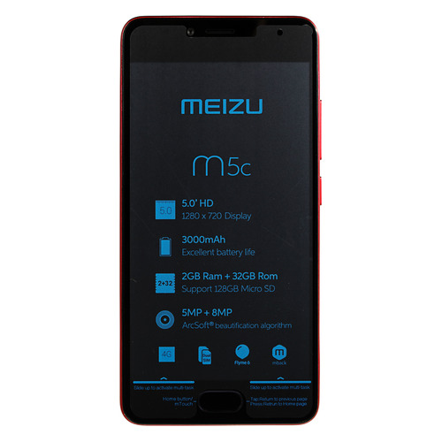 

Смартфон MEIZU M5c 32Gb, M710H, красный