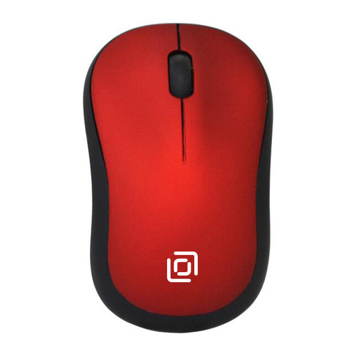 

Мышь OKLICK 655MW, оптическая, беспроводная, USB, черный и красный