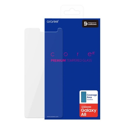 

Защитное стекло для экрана SAMSUNG araree для Samsung Galaxy A8+, прозрачная, 1 шт [gp-a730kdeebia]
