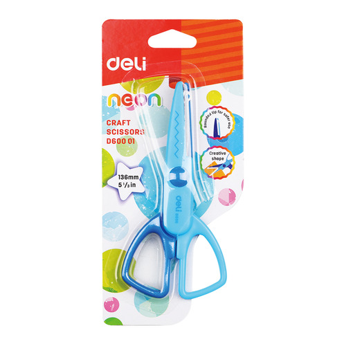 

Упаковка ножниц DELI ED60001 Neon детские, 136мм, ручки пластиковые, сталь, ассорти, блистер 12 шт./кор.