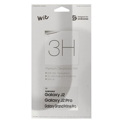 

Защитная пленка для экрана SAMSUNG WITS для Samsung Galaxy J2 2018, прозрачная, 1 шт [gp-j250wsefaaa]