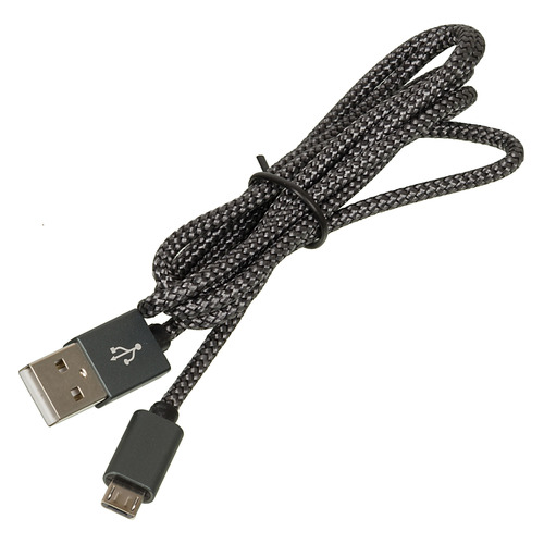 фото Кабель ginzzu gc-558ud, micro usb (m) - usb (m), 1м, черный