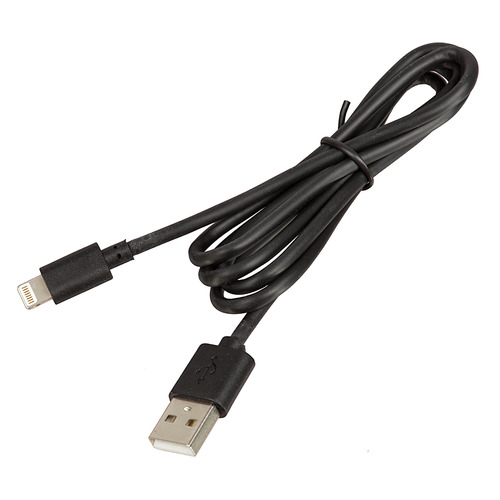 

Кабель GINZZU Lightning (m), USB A(m), 1.0м, черный [gc-501b]