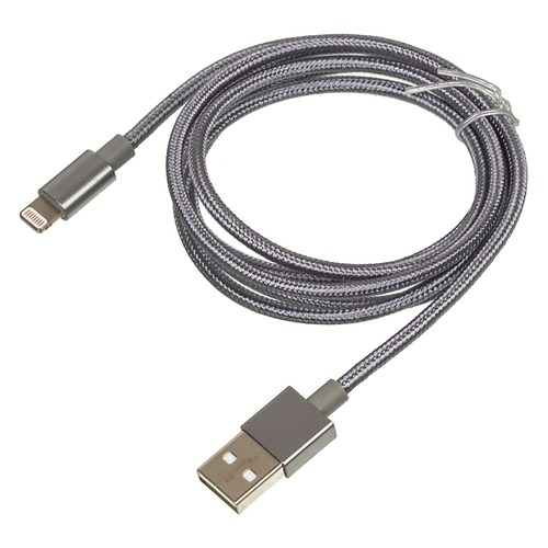 

Кабель GINZZU Lightning (m), USB A(m), 1.2м, черный [gc-550b]