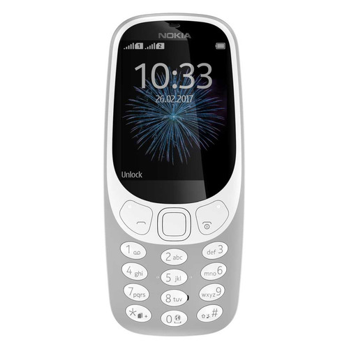 фото Мобильный телефон nokia 3310 dual sim 2017, серый