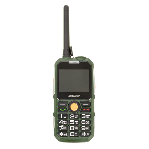 фото Мобильный телефон digma linx a230wt 2g, темно-зеленый