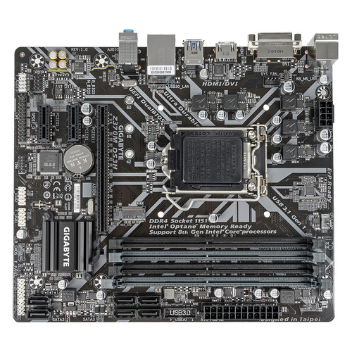

Материнская плата GIGABYTE Z370M DS3H, LGA 1151v2, Intel Z370, mATX, Ret