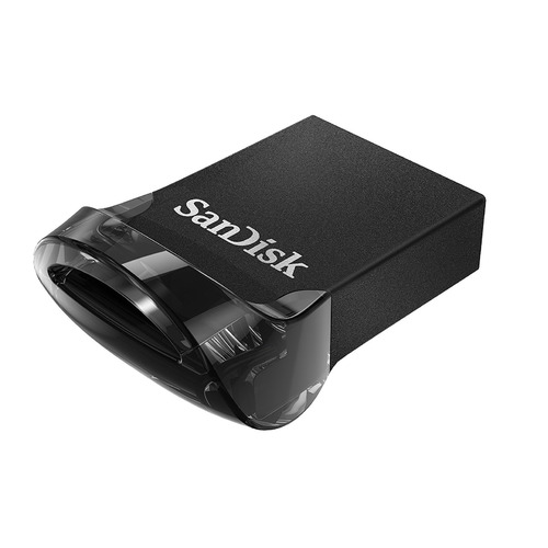 фото Флешка usb sandisk ultra fit 128гб, usb3.1, черный [sdcz430-128g-g46]