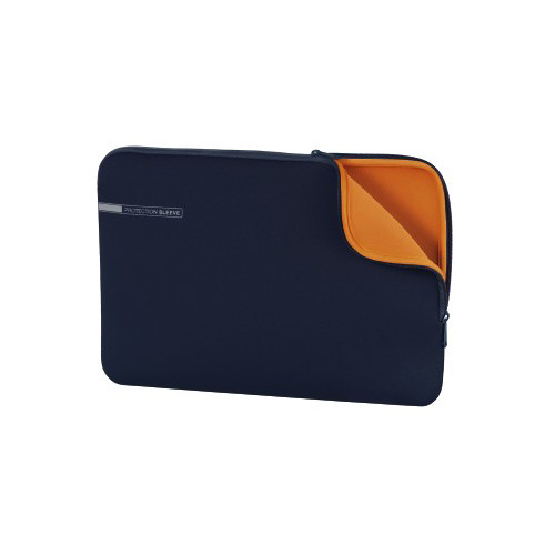 фото Чехол для ноутбука 13.3" hama neoprene, синий/оранжевый [00101553]