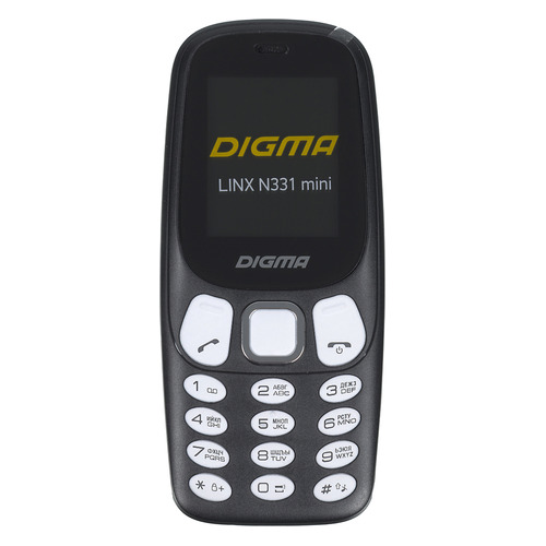 

Мобильный телефон DIGMA Linx N331 mini 2G, черный