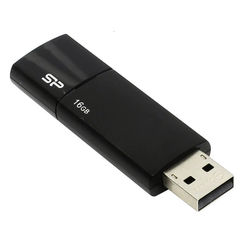 

Флешка USB SILICON POWER Ultima U05 16ГБ, USB2.0, черный [sp016gbuf2u05v1k, U05