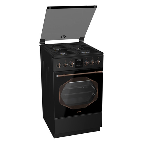 

Газовая плита GORENJE K53INB, электрическая духовка, черный