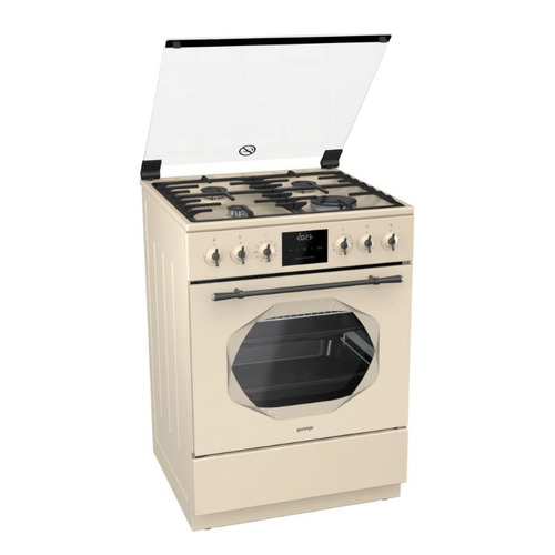 

Газовая плита GORENJE K63INI, электрическая духовка, слоновая кость