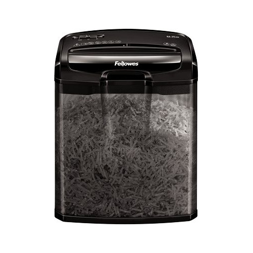 

Уничтожитель бумаг Fellowes PowerShred M-7Cm, P-4, 4х35 мм, 7 лист. одновременно, 13л [fs-47018], M-7Cm