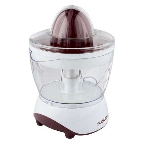 

Соковыжималка SCARLETT SC-JE50C06, цитрусовая, белый и красный