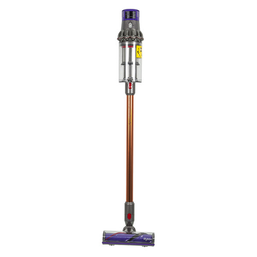 фото Ручной пылесос dyson cyclone v10 absolute (sv12), 525вт, серебристый/медный [226397-01]