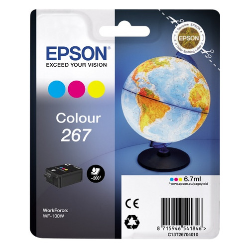 

Картридж Epson T267, 3 цвета / C13T26704010, T267