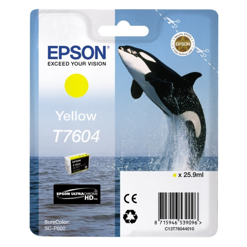 

Картридж Epson T7604, желтый / C13T76044010, T7604