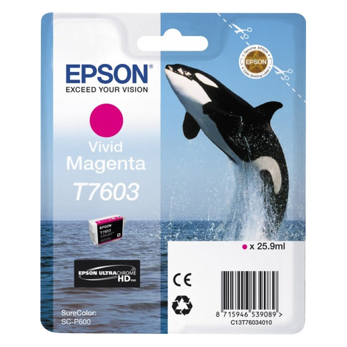 

Картридж Epson T7603, пурпурный / C13T76034010, T7603