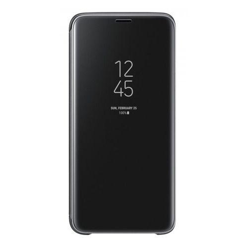 

Чехол (флип-кейс) SAMSUNG Clear View Standing Cover, для Samsung Galaxy S9, черный [ef-zg960cbegru]