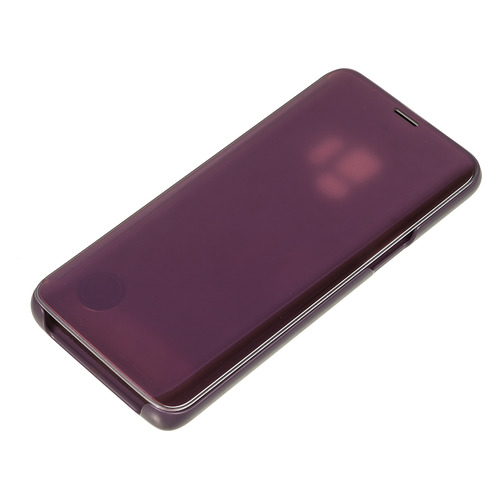 

Чехол (флип-кейс) SAMSUNG Clear View Standing Cover, для Samsung Galaxy S9, фиолетовый [ef-zg960cvegru]